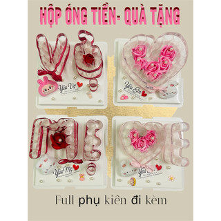 quà tặng 8/3 [TẶNG HỘP XÁCH + NƠ+ RUY BĂNG] quà tặng sinh nhật, ống nhét tiền, bánh sinh nhật tặng tiền (Không kèm tiền)