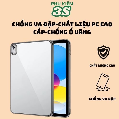 Ốp lưng cứng viền màu ipad iPad Pro 13 M4,Pro 11 M4, Air 6,Air 5,Air 4,Gen 7, 8, 9, Gen 10, Pro 11 2