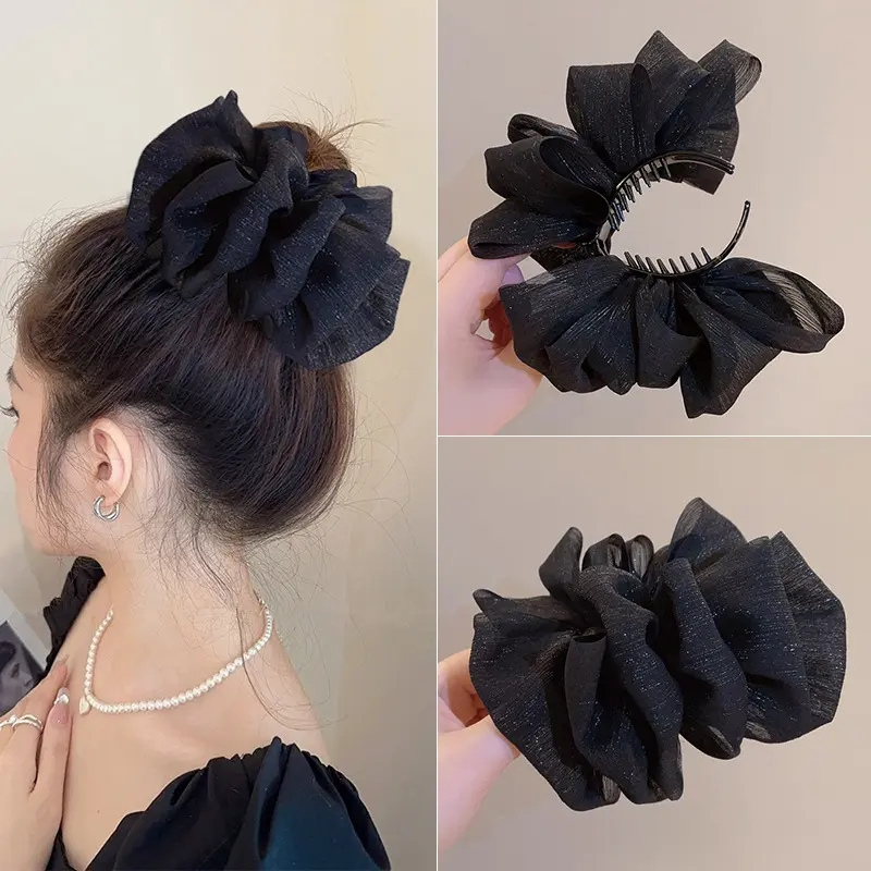 Kẹp Tóc Nữ Bong Bóng Búi Củ Tỏi