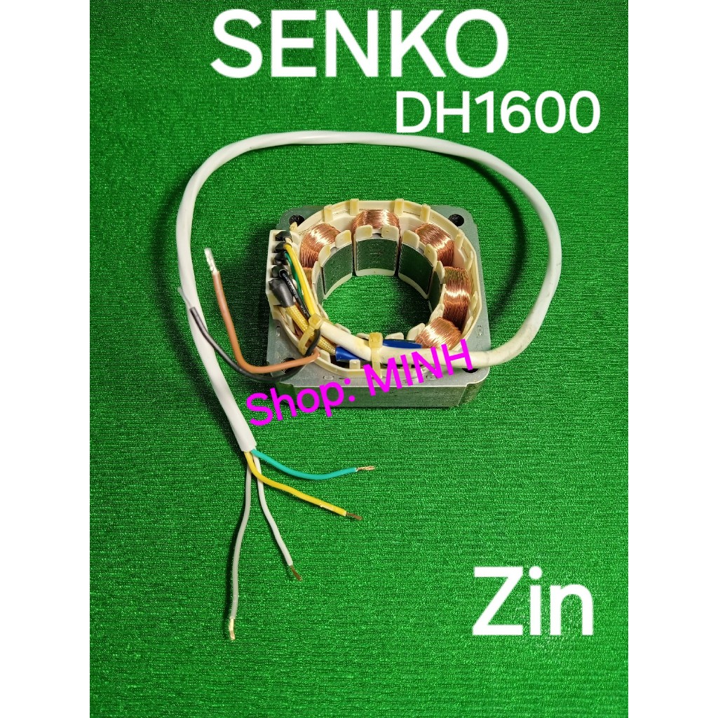 SA quạt Senko DH1600 zin (F20) – cuồn điện B4-46, phe 20, lốc, stator, stato quạt đứng B4 Senko