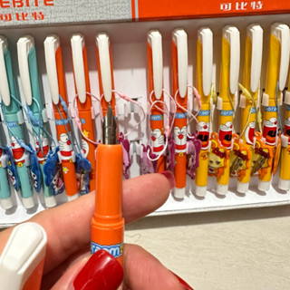  Hộp Bút Máy 1702 ,1701 =15 Chiếc Bút Hình Doraemon Màu Sắc 