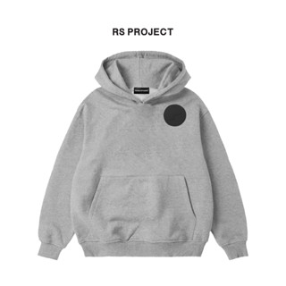 Áo Hoodie Boxy Xám ROSS STUDIO Nỉ Chân Cua 440gm - R2 IC HOODIE GREY
