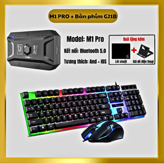 Combo bộ chuyển đổi Meiying M1 Pro và bàn phím chuột G21B kết nối điện thoại chơi game Mobile