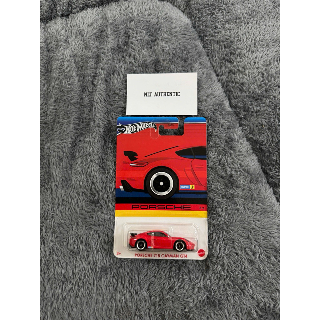 Xe Hot Wheels PORSCHE 718 CAYMAN GT4 Đỏ