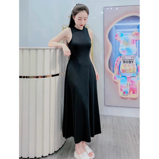 Đầm body sát nách dáng xoè fom siêu chuẩn đẹp như mẫu mặc