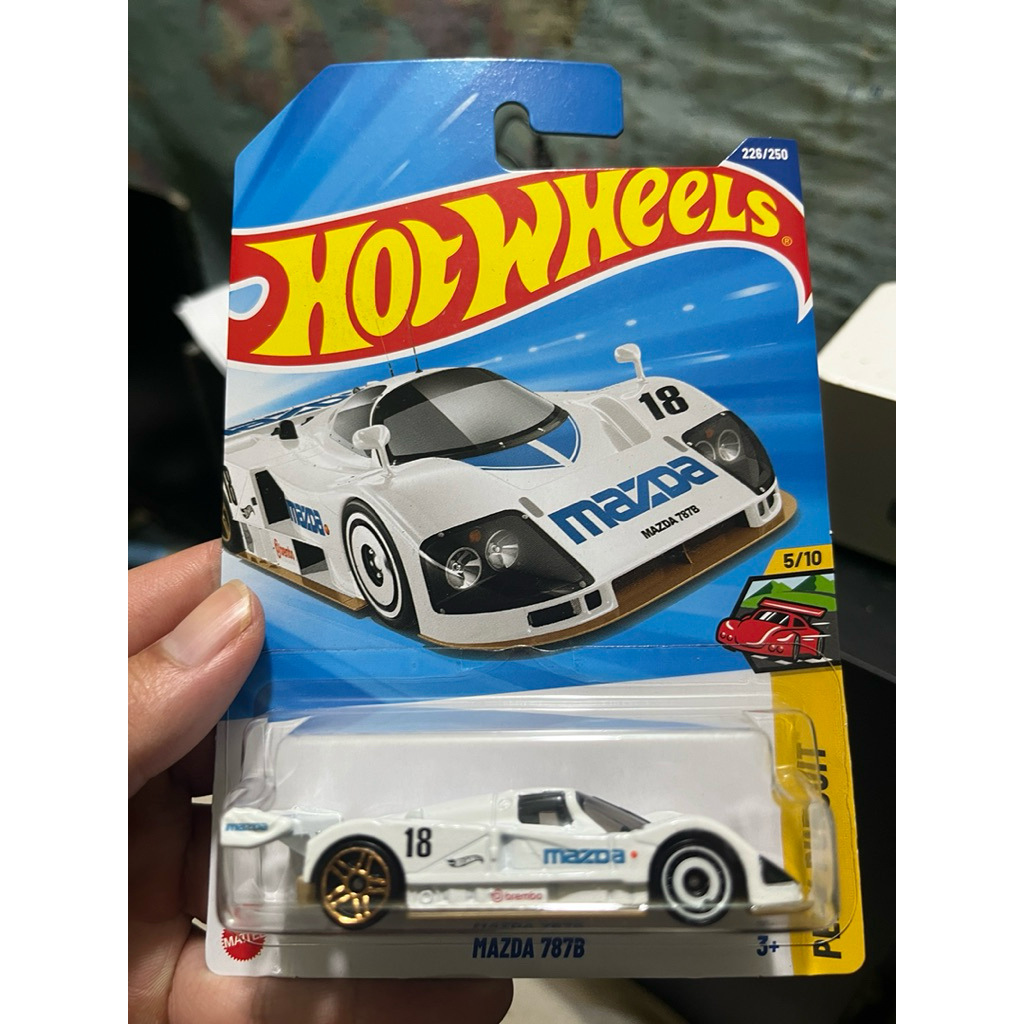 Xe Hot Wheels Mazda 787B ( Tróc si bánh nhẹ lỗi nsx)