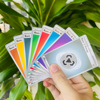 Xấp 10 Thẻ Bài Hình Energy Pokemon SVE001-SVE008 - Lá Năng lượng từ Scarlet & Violet  chính hãng