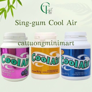 Combo 6 hũ kẹo cao su, Sing-gum Cool Air Candy (40 viên x 6 hũ)