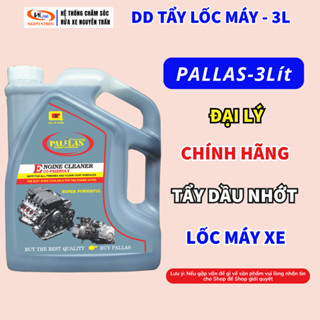 Nước tẩy rửa lốc máy 3L Pallas làm sạch động cơ ô tô - xe máy, loại bỏ dầu nhớt, bụi bẩn