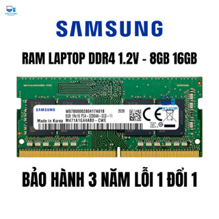 Ram Laptop Samsung 8GB DDR4 bus 2666 3200Mhz Memory Ram PC4 laptop - Bảo hành 36 tháng