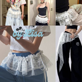 Khăn Cột Quần Kiểu Dáng Balletcore Xinh Xắn, Váy Voan Ngắn Phụ Kiện Nịt Thời Trang Độc Đáo byLisa