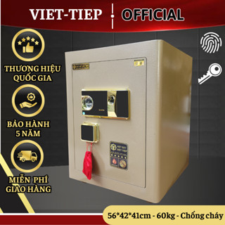   KHOÁ VÂN TAY_60Kg  Két sắt Bo góc Chính hãng Cơ Khí Việt Tiệp màu Phong Thuỷ. 