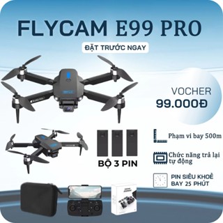 DJI Máy Bay Camera E99 PRO Flycam Drone Camera HD 4K FPV Cảm Biến Tránh Vật Cản Xoay 360 Độ