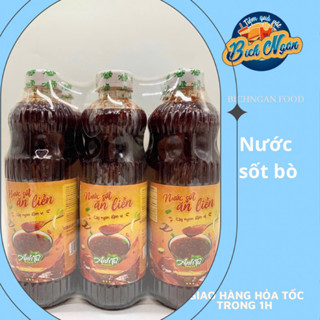 Nước sốt bò ăn liền Anh Tú Làm bánh tráng trộn chai 1 lít