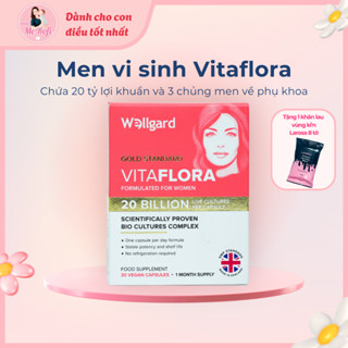 Men vi sinh phụ khoa Vitaflora 20 tỷ lợi khuẩn Anh Quốc nhập khẩu - Mẹ Rofi 