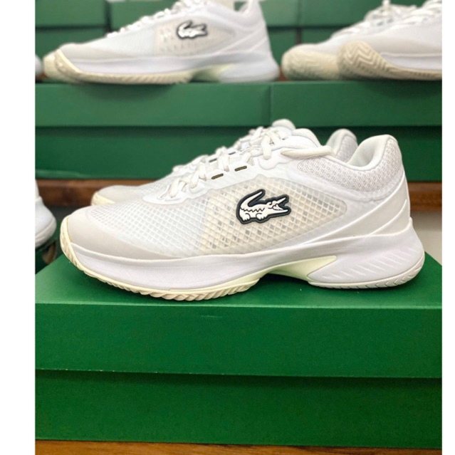 [Hàng chính hãng💦] GIÀY TENNIS PICKLEBALL Nữ Lacoste Tech Point Sma Trắng 748sfa0100-65t