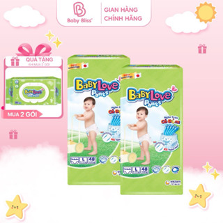 Tã Quần Baby Love Siêu Thấm Khô Thoáng M48/ L48/ XL48/ XXL48 Siêu bỉm đêm thấm hút 12h