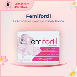 Femifortil Vitamin tổng hợp cho Nữ hộp 60 viên nhập khẩu chính hãng - Mẹ Rofi