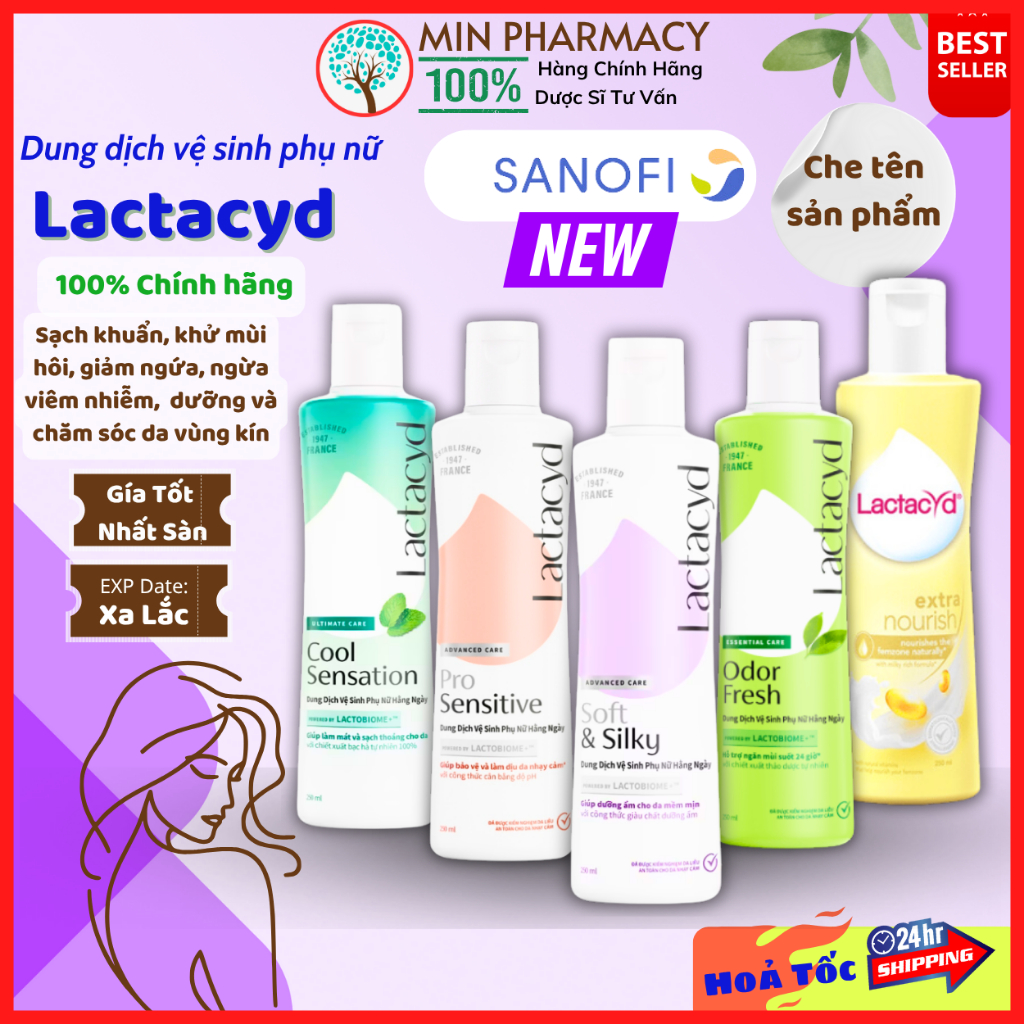 Dung Dịch Vệ Sinh Phụ Nữ LACTACYD Sanofi - Minpharmacy
