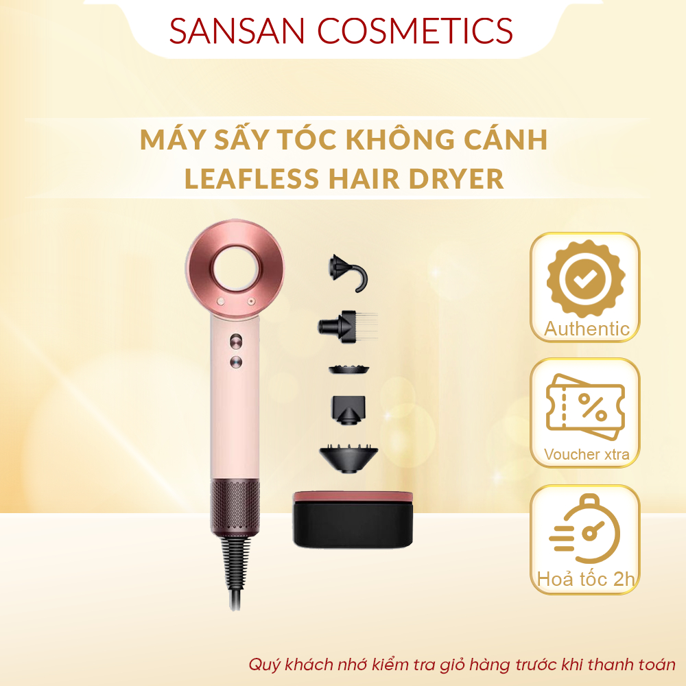 [Fullbox] Máy Sấy Tóc Không Cánh Leafless Hair Dryer Công Suất Lớn Sấy Nhanh Bảo Vệ Tóc – Chính Hãng