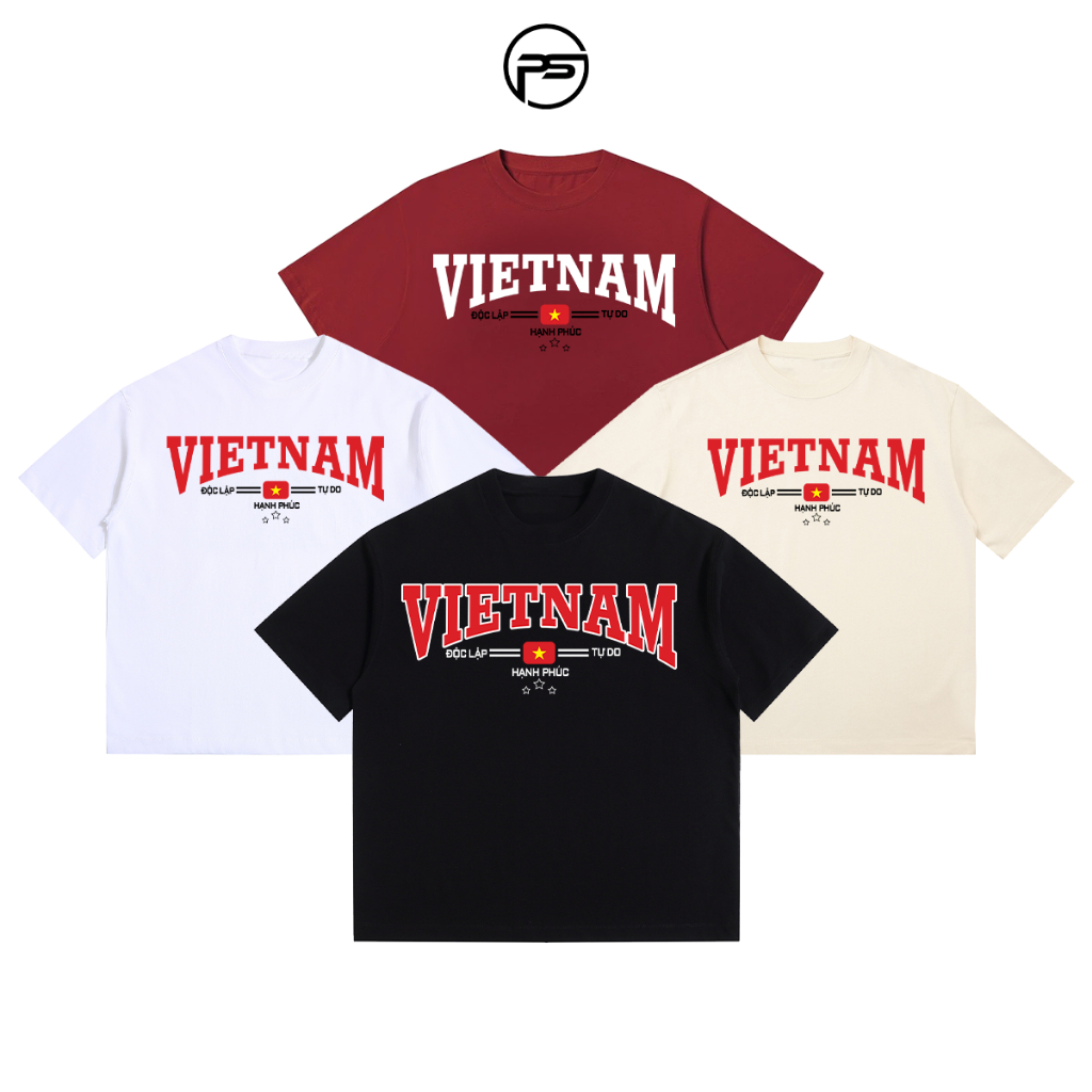 [Premium 250gsm] Áo thun yêu nước mẫu VIỆT NAM 2-9 quốc khánh chât thun cotton 250gsm đủ màu