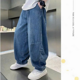  Mẫu mới 2025 -Quần JEANS BAGGY THỤNG Bé trai  17-65kg  