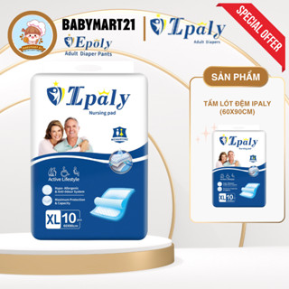TẤM LÓT ĐỆM IPALY CHO NGƯỜI GIÀ, BỆNH NHÂN VÀ PHỤ NỮ SAU SINH SIZE XL 60_90cm túi 10 miếng