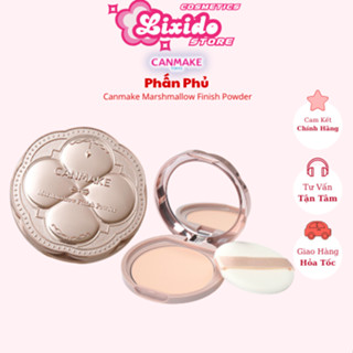 Phấn phủ Canmake Nhật Bản Marshmallow Finish Powder SPF50・PA+++ 4 Màu Và Má Hồng Canmake CL01