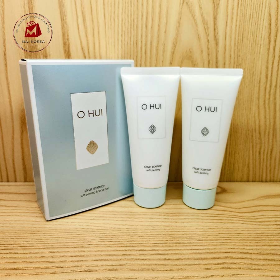Tẩy da chết OHUI Clear Science Soft Peeling cao cấp 100ml 150ml