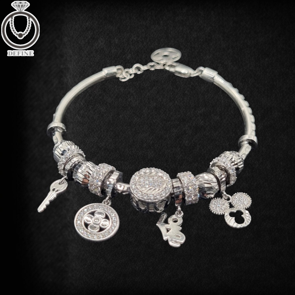 Lắc Tay Nữ Bạc Xi Kim DEFINE Pandora 51407