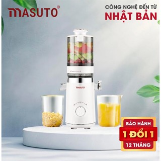  Máy ép chậm Masuto MS Fresh ép nguyên quả kiệt bã công suất 150W đường kính ống tiếp 120 mm 