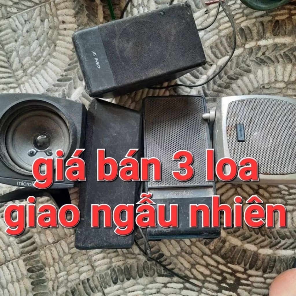 giá bán 3 loa vi tính loa tivi các loại loa cũ ( giao ngẫu nhiên)