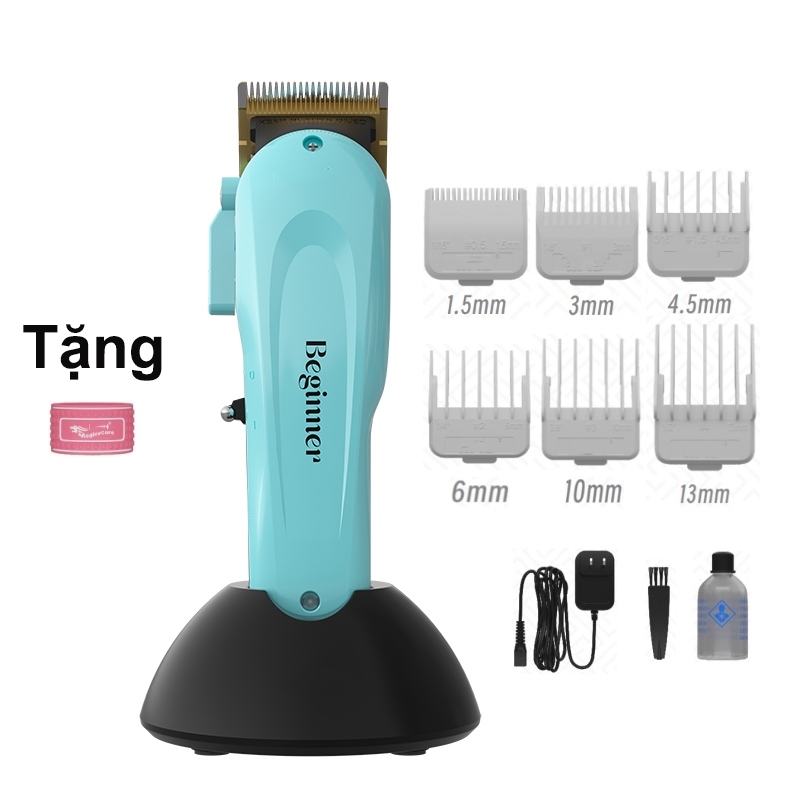 Tông đơ cắt tóc Beginner 3969x và GMT 188, Động cơ mô-men xoắn cao, tốc độ 7.200 vòng/phút.