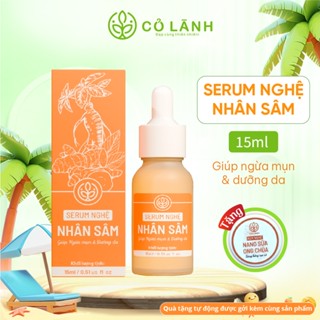 Cỏ Lành - Serum Nghệ Nhân Sâm 15ml - Ngừa Mụn , Dưỡng Da