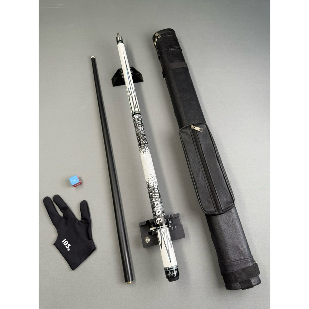 [20CBTL]Combo gậy Tailee carbon sợi (tặng kèm nối chuôi), GẬY TL CUE TRẮNG