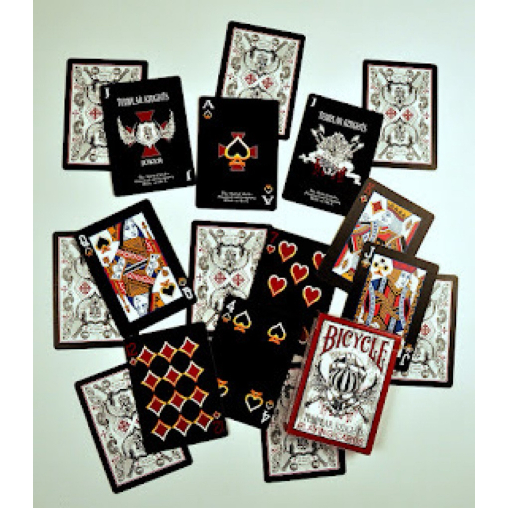 Bicycle templar knights playing cards