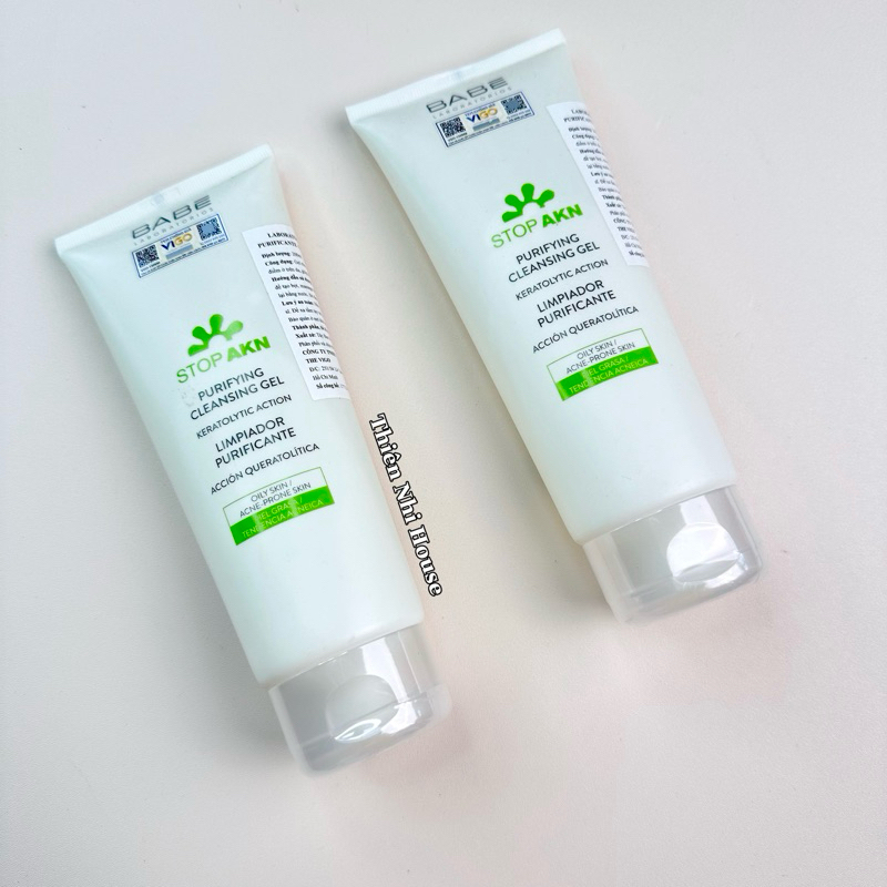 Sửa Rữa Mặt Babe Stop Akn Purifying Cleansing Gel