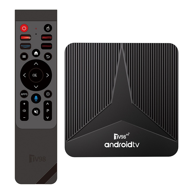 (MS19)Android TV Box TV98RK3518 Crack 16+256,Android 14.0 8K WIFI băng tần kép, Bluetooth,Xem youtube.