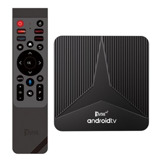 (MS19)Android TV Box TV98RK3518 Crack 16+256,Android 14.0 8K WIFI băng tần kép, Bluetooth,Xem youtube.