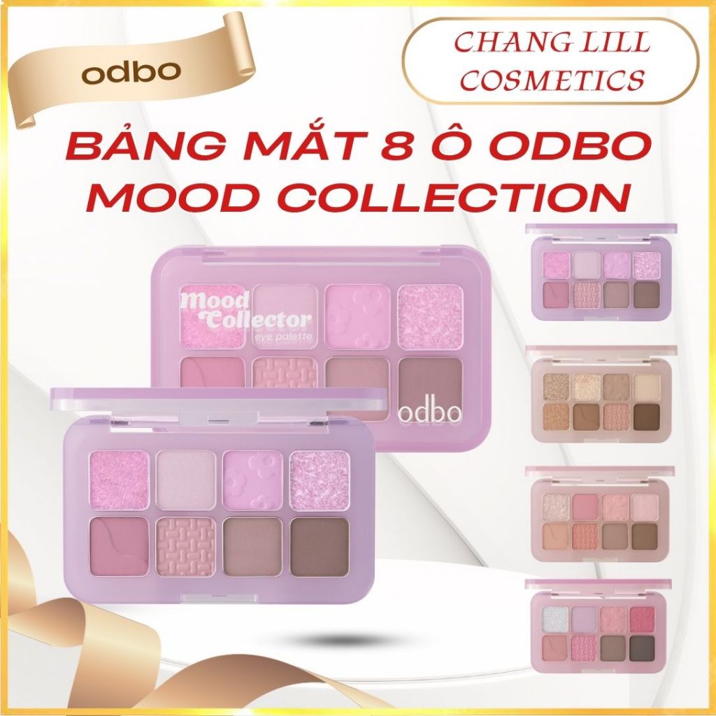 [Odbo] Bảng Mắt Odbo 8 Ô Mood Collector Eye Palette Nhẹ Nhàng Xinh Xắn Lâu Trôi OD2030