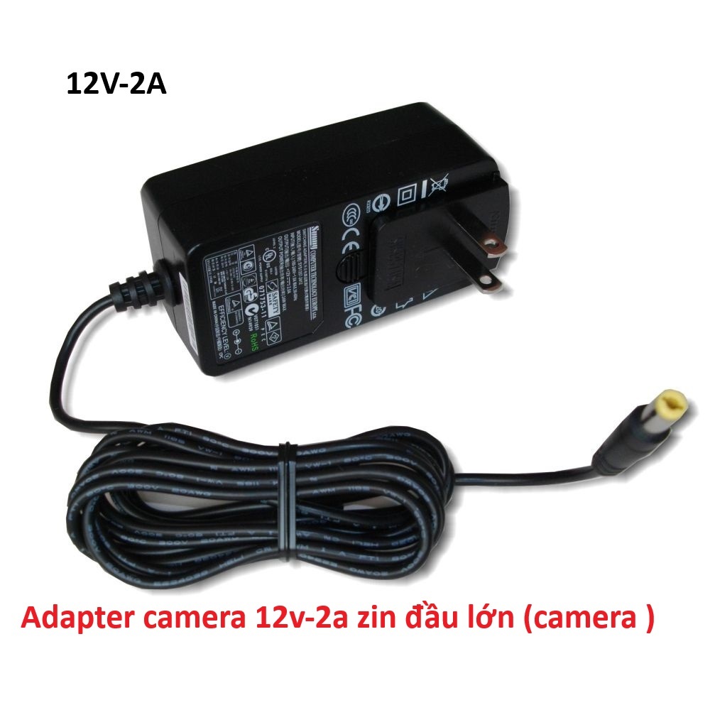 ADAPTER XÀI Camera, đầu ghí 12V 2a, NGUỒN XỊN