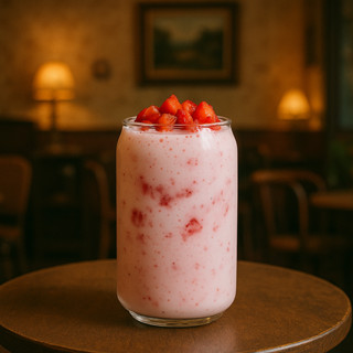 Ly thủy tinh 500ml dáng lon, Cốc thủy tinh chịu nhiệt, Đựng trà sữa, sinh tố, soda, nước ép - CLB