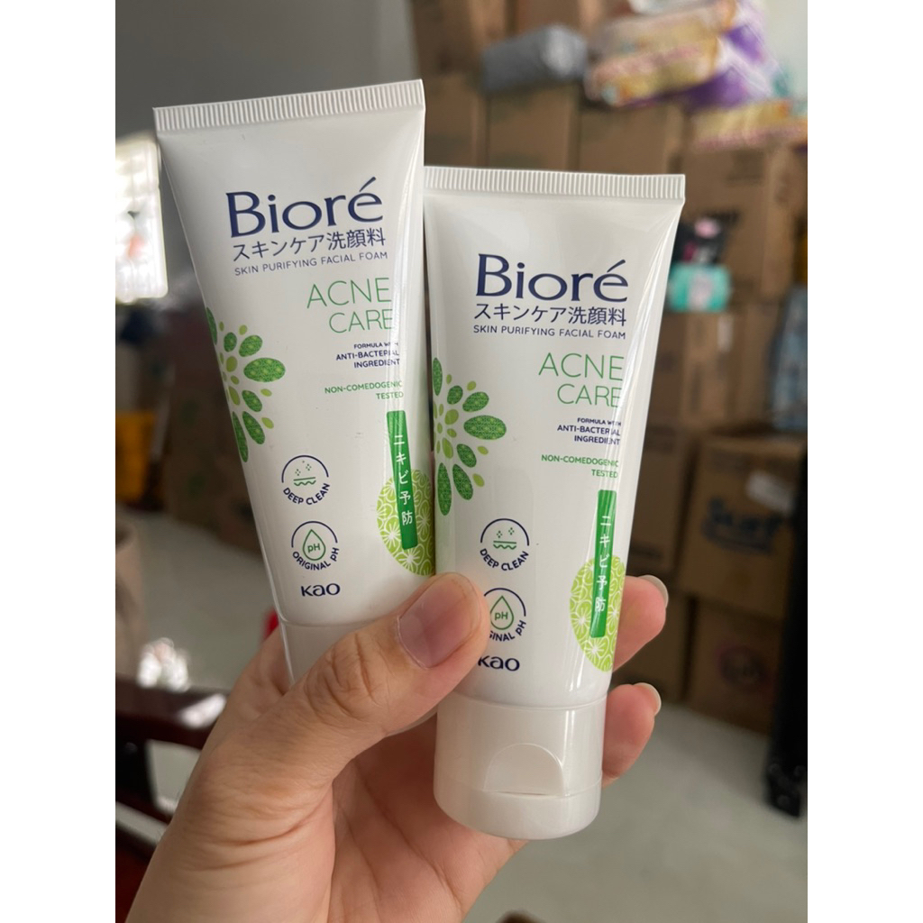 BIORE SỮA RỬA MẶT NGĂN NGỪA MỤN TUÝP 50g
