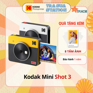 Máy chụp ảnh lấy ngay Kodak Mini Shot 3 Retro C300R - Hàng chính hãng - Bảo hành 1 năm - Tặng kèm 8 tấm ảnh 