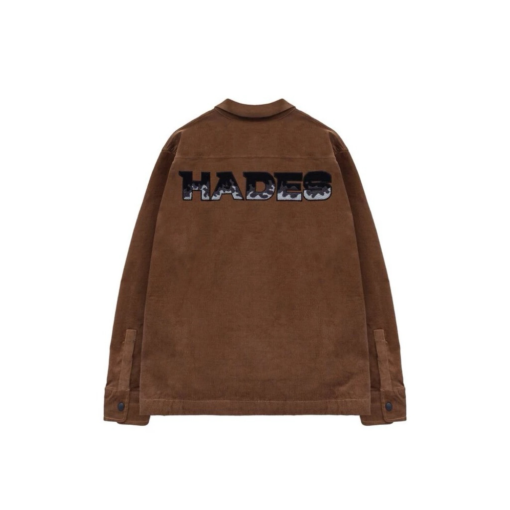 Pass Áo Khoác Nhung Gân CORDUROY JACKET HADES Brand Chính Hãng nâu