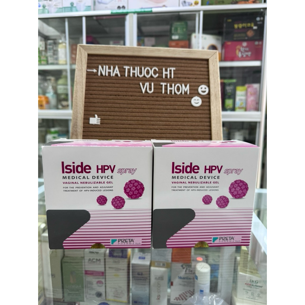 Gel Xịt Iside HPV - Phòng Ngừa Và Hỗ Trợ Các Tổn Thương Do HPV Gây Ra (1 Bình Xịt và 14 Vòi Xịt)