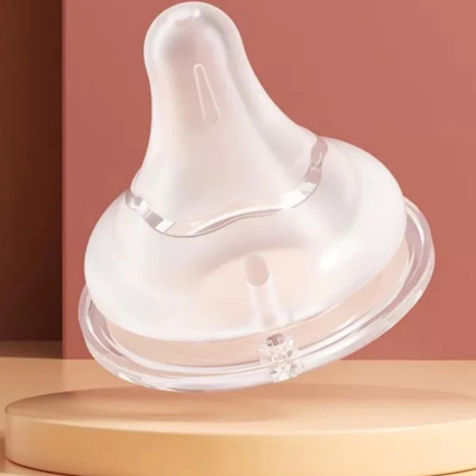 Núm ti Babbu bình sữa silicon thế hệ 3, phù hợp cho cả bình pegion các bình cổ rộng khác