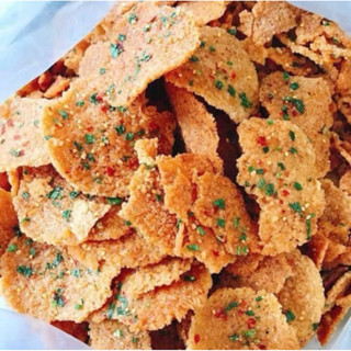  1Kg Cơm cháy mắm hành giòn rụm thơm ngon khó cưỡng  Loại BỂ VỠ . 