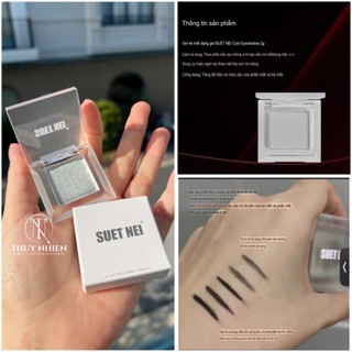 Kem lót giữ nhũ SUET NEI giúp nhũ mắt, phấn mắt, gel kẻ mắt lên màu và bám màu tốt hơn