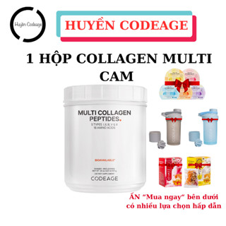  Bột Collagen cam  Thủy Phân Multi Codeage Peptides Codeage 450g thủy phân gà bò,nước hầm xương vỏ trứng - Huyền Codeag 